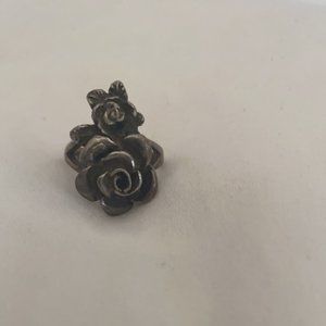 925 floral ring